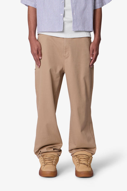 Pantalones chinos ultra holgados - Caqui