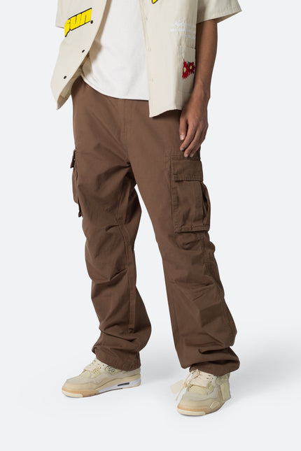 Pantalones cargo vintage ultra holgados - Marrón