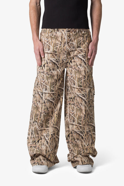 Vaquero cargo holgado Void - Camuflaje de hierba