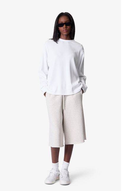 Long Sweatshorts - Oatmeal