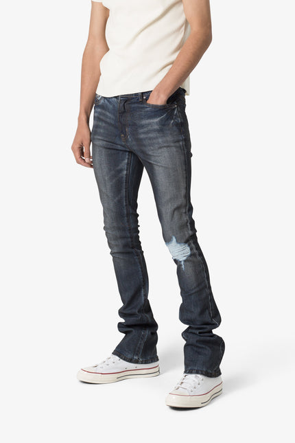 Jean skinny superposé X385 - Bleu