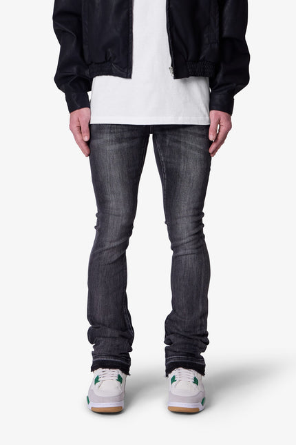 X514 Skinny Stacked Denim - Washed Black
