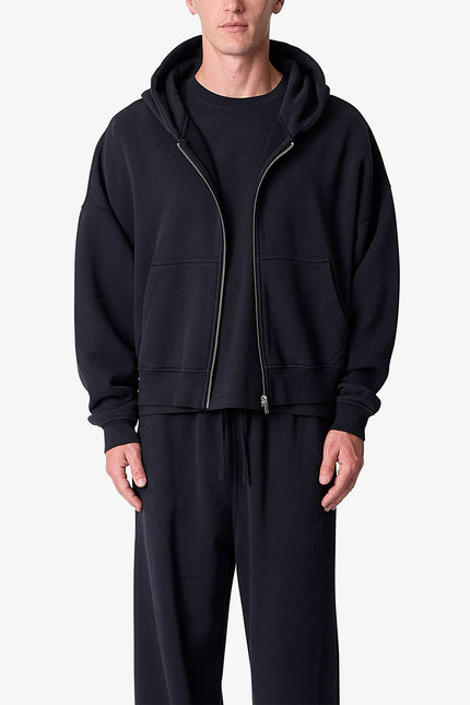 Zip Hoodie - Black