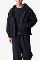 Zip Hoodie - Black