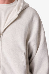 Zip Hoodie - Oatmeal