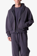 Zip Hoodie - Slate