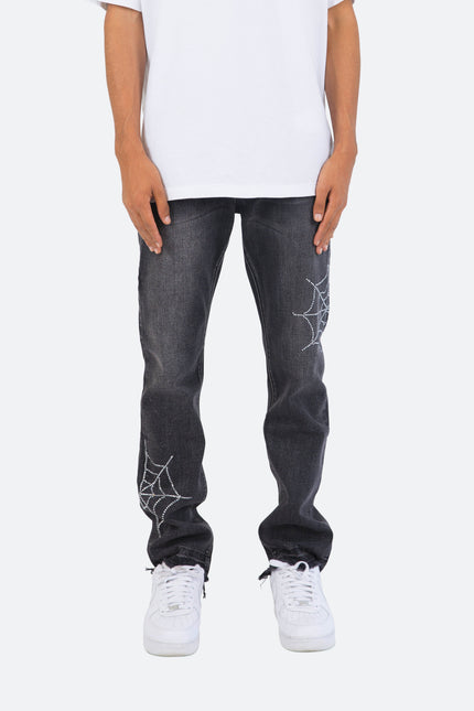 D278 Spider Straight Denim - Negro