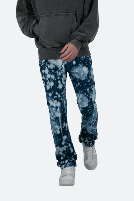 D365 Splash Straight Denim - Azul/Blanco