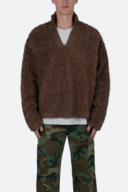 Pull Sherpa - Marron